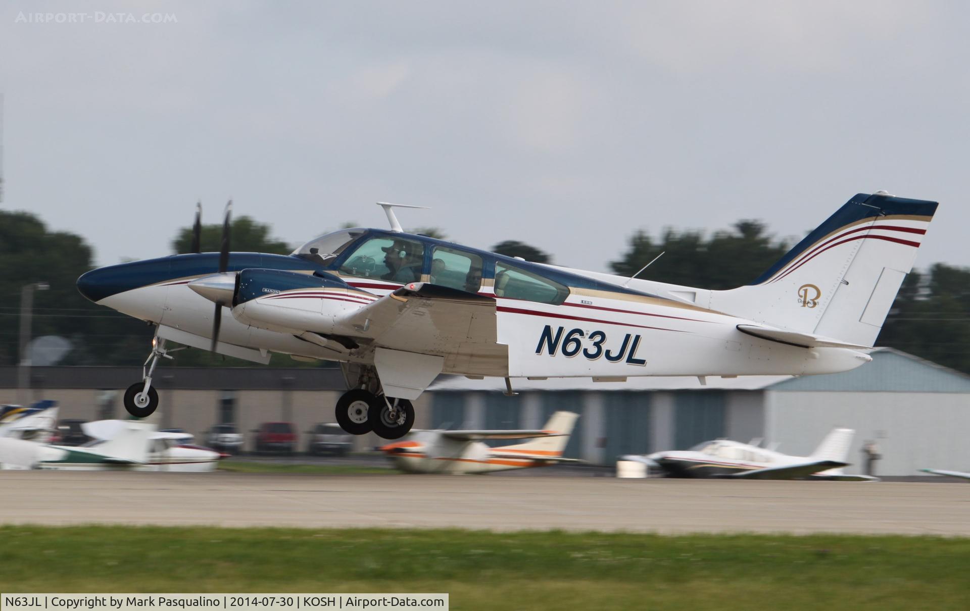 N63JL, 1971 Beech E-55 Baron C/N TE-839, Beech E55