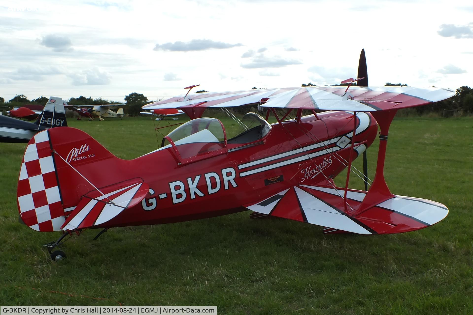 G-BKDR, 1982 Pitts S-1S Special C/N PFA 009-10654, at the Little Gransden Airshow 2014