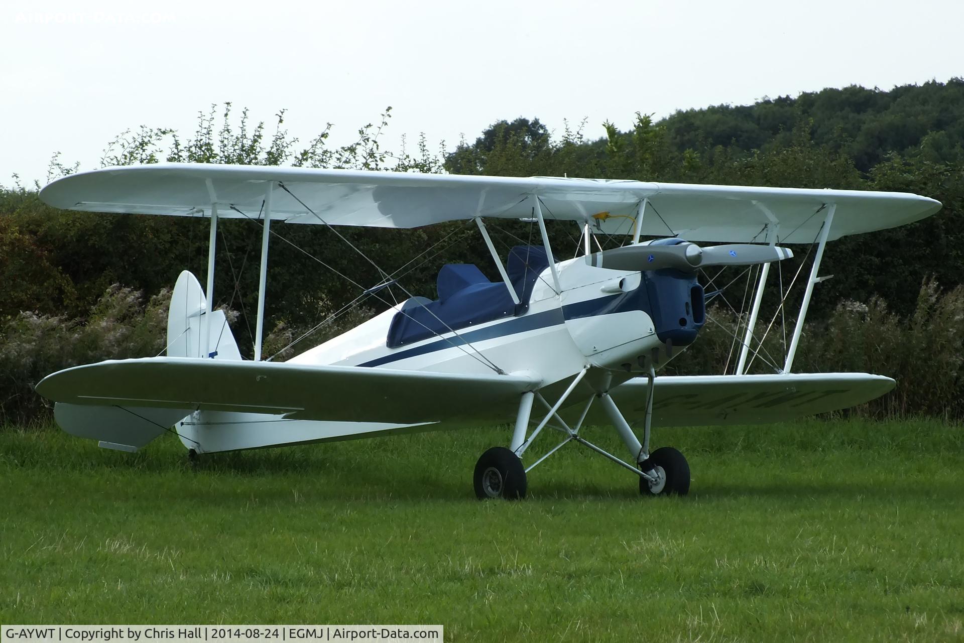 G-AYWT, 1949 Stampe-Vertongen SV-4C C/N 1111, at the Little Gransden Airshow 2014