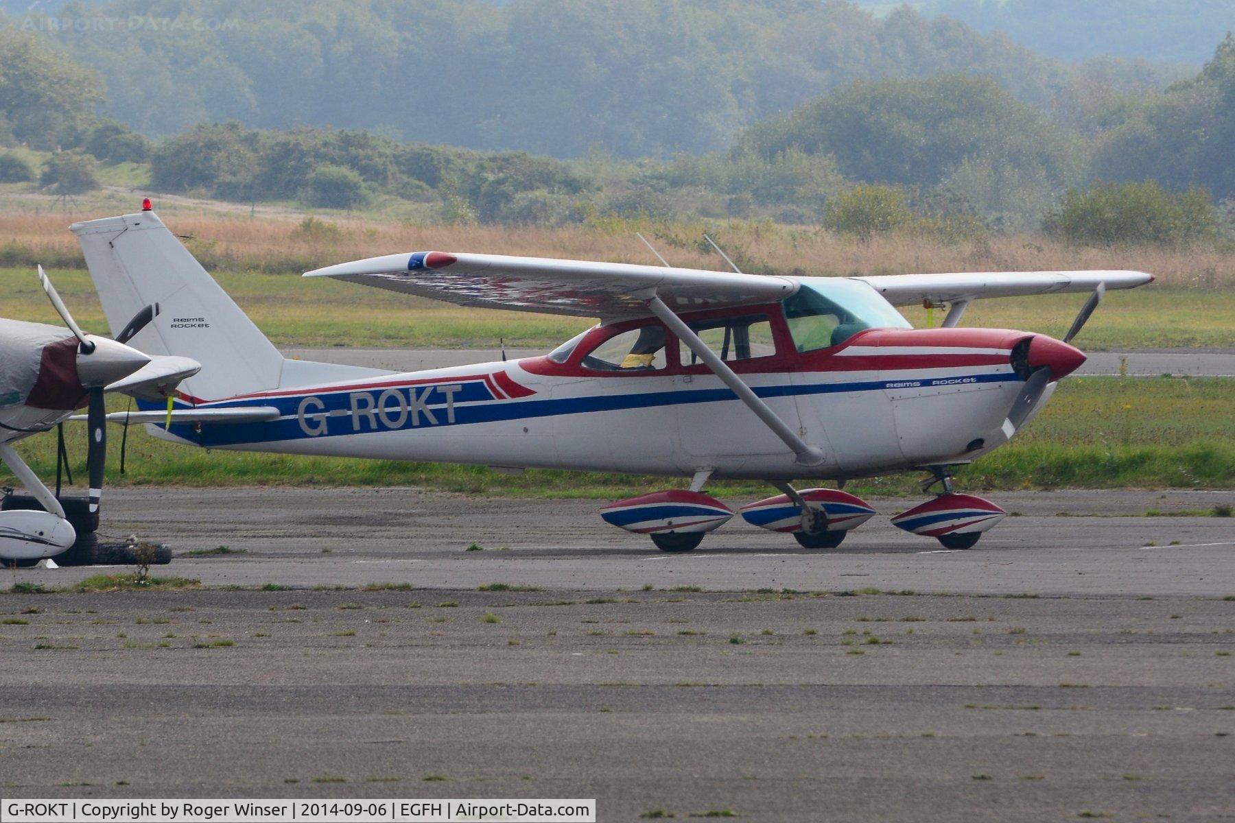 G-ROKT, 1968 Reims FR172E Reims Rocket C/N 0046, Visiting Reims/Cessna Rocket.