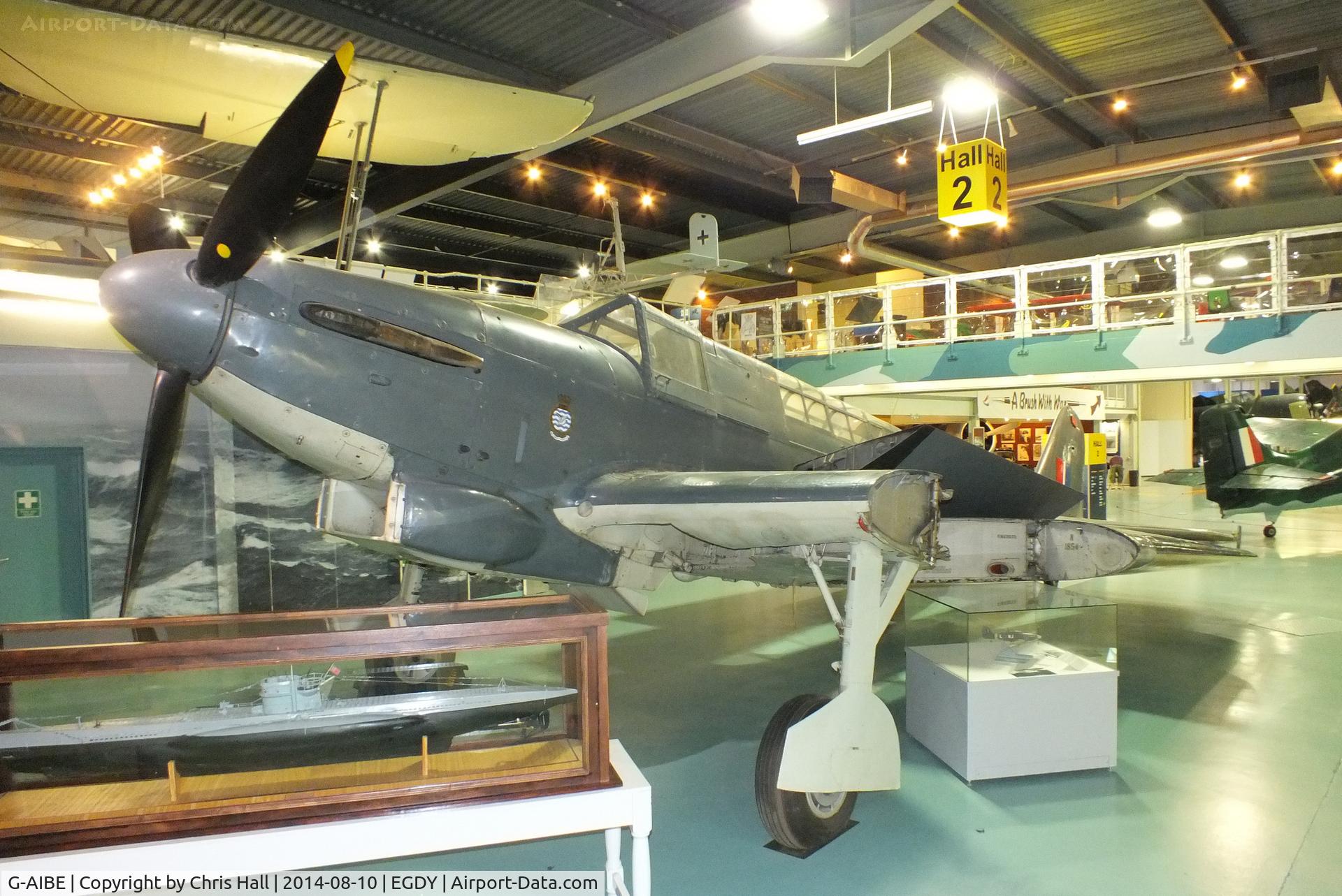 G-AIBE, 1939 Fairey Fulmar II C/N F3707, at the FAA Museum, Yeovilton