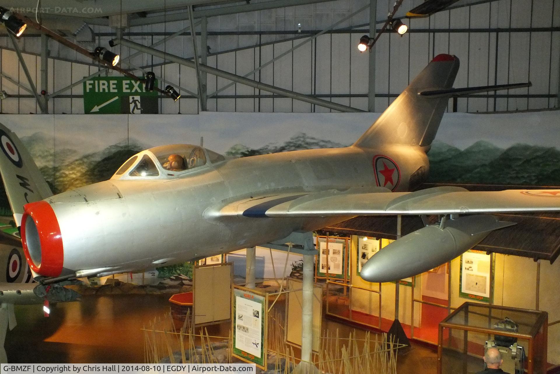 G-BMZF, PZL-Mielec Lim-2 (MiG-15bis) C/N 1B01420, at the FAA Museum, Yeovilton