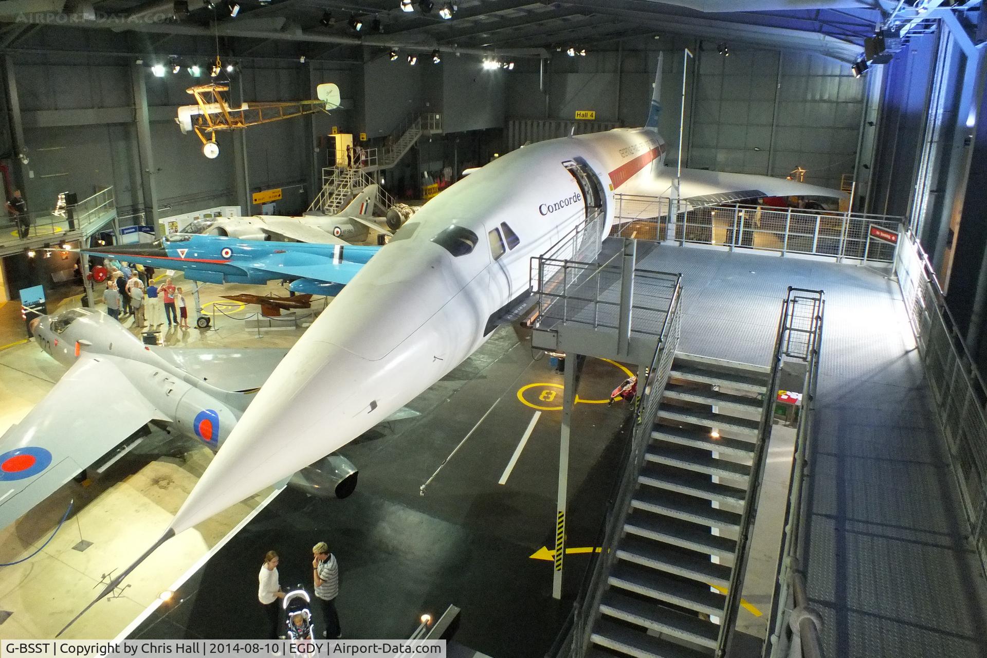 G-BSST, 1966 Aerospatiale-BAC Concorde Prototype C/N 002/13520, at the FAA Museum, Yeovilton