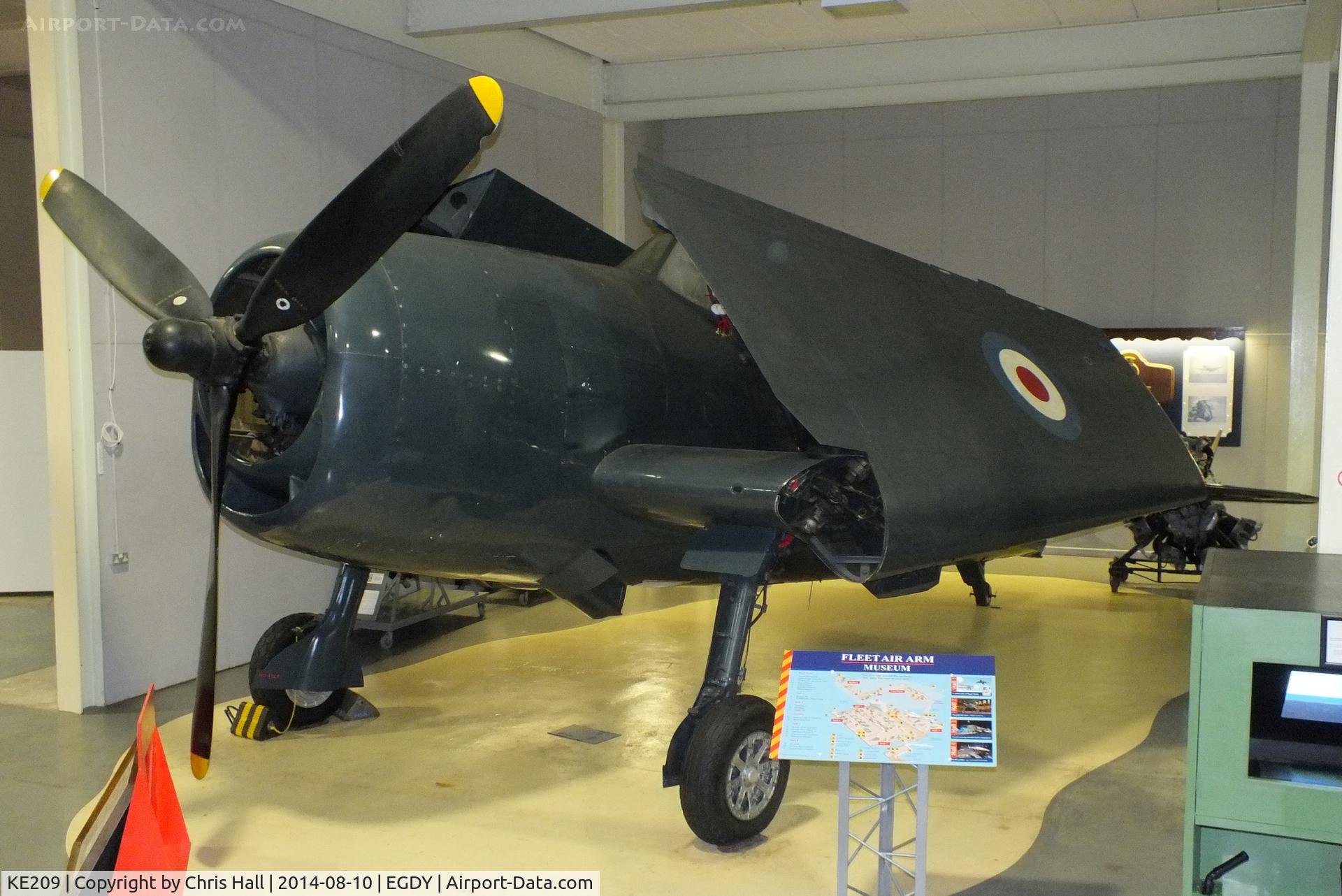 KE209, Grumman Hellcat II (G-50) C/N A-10924, at the FAA Museum, Yeovilton