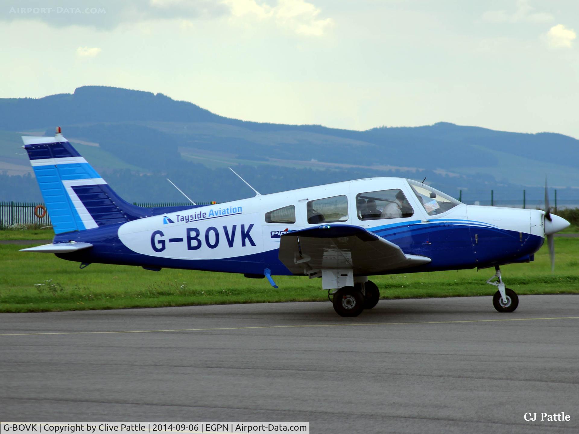 G-BOVK, 1985 Piper PA-28-161 Cherokee Warrior II C/N 28-8516061, At Dundee Riverside EGPN