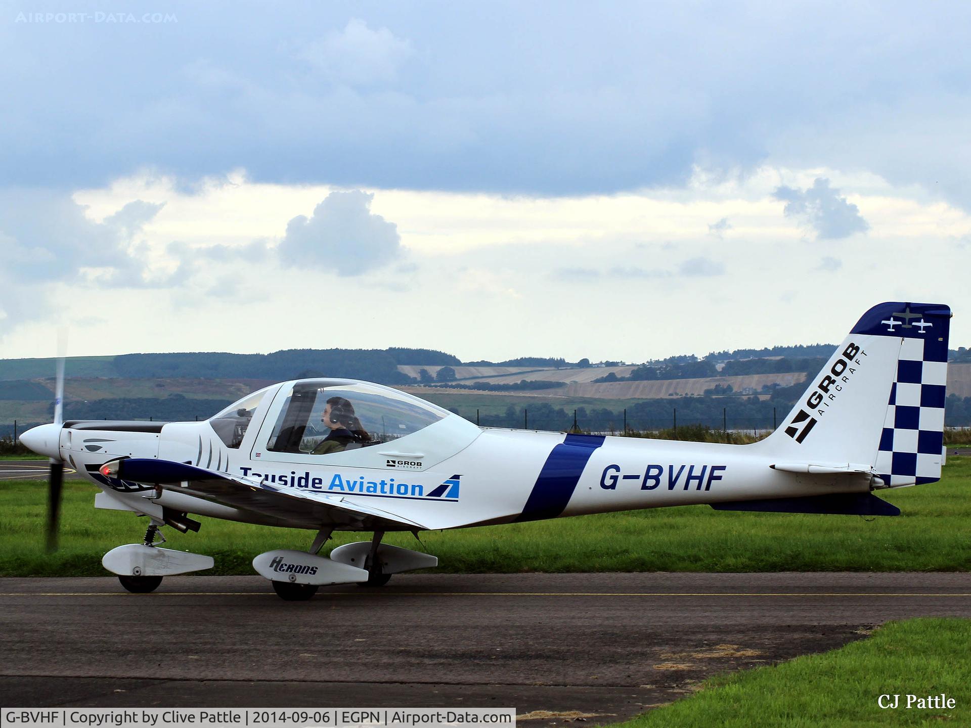 G-BVHF, 1994 Grob G-115D-2 C/N 82011, New colour scheme with Tayside Aviation at Dundee Riverside EGPN - became G-ROBA in March 2016