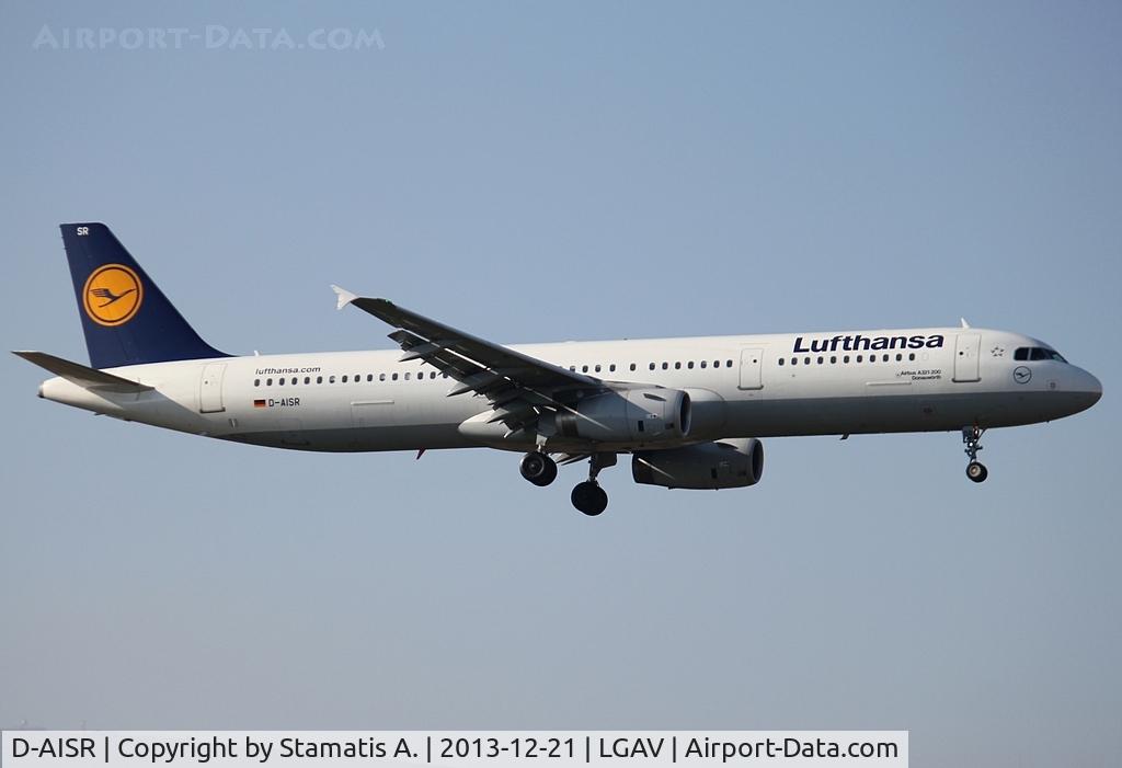 D-AISR, 2009 Airbus A321-231 C/N 3987, Landing on 03L
LGAV