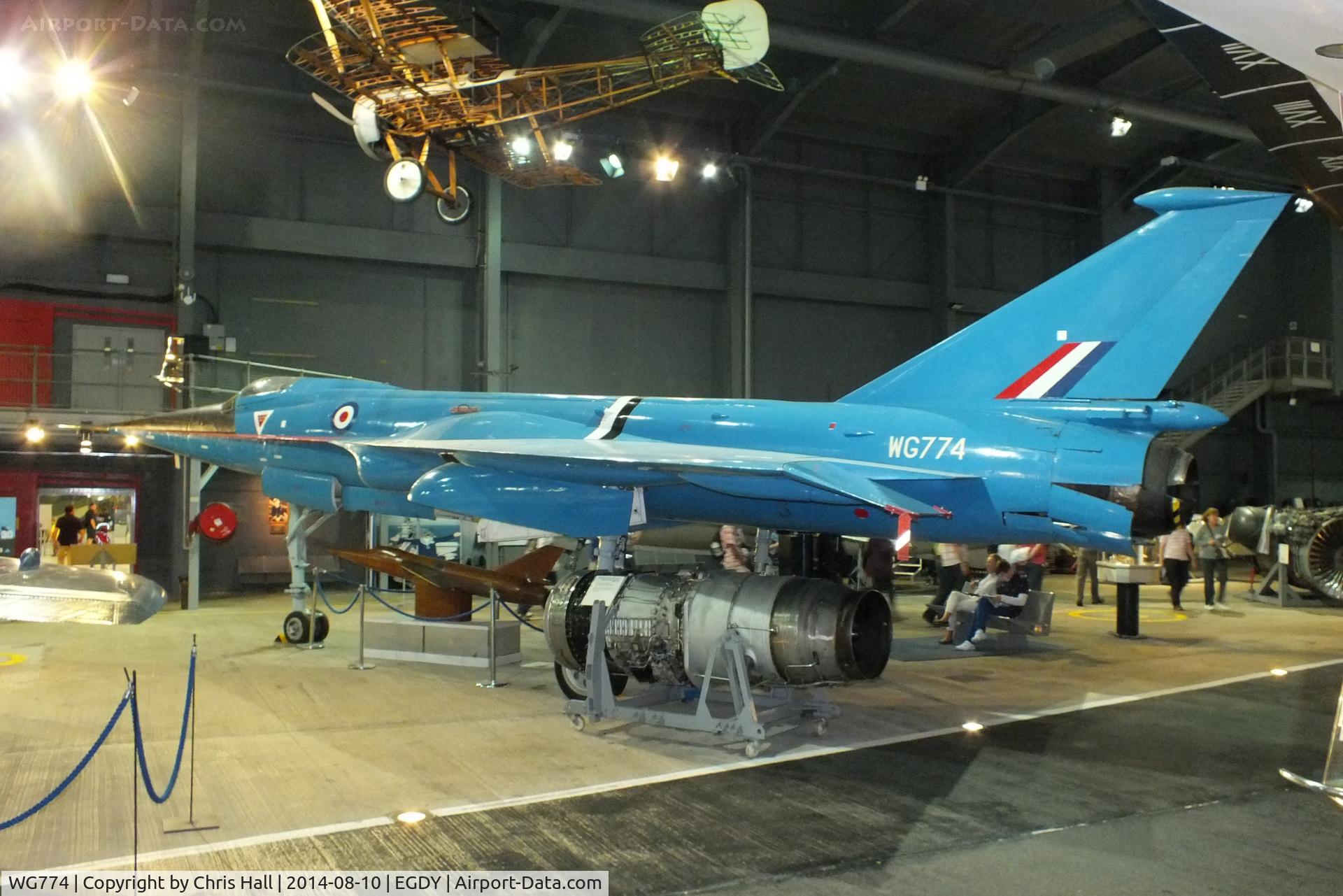 WG774, BAC 221 C/N F.9421, at the FAA Museum, Yeovilton