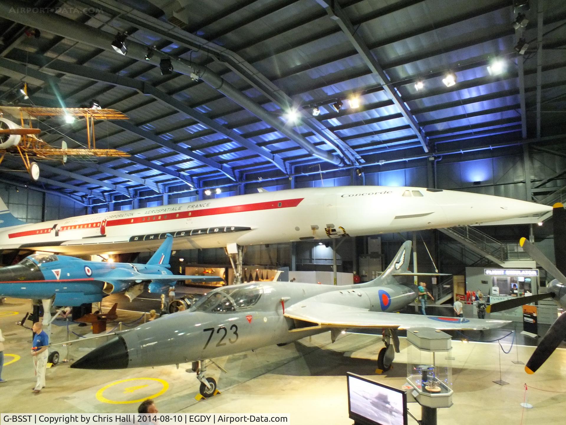 G-BSST, 1966 Aerospatiale-BAC Concorde Prototype C/N 002/13520, at the FAA Museum, Yeovilton