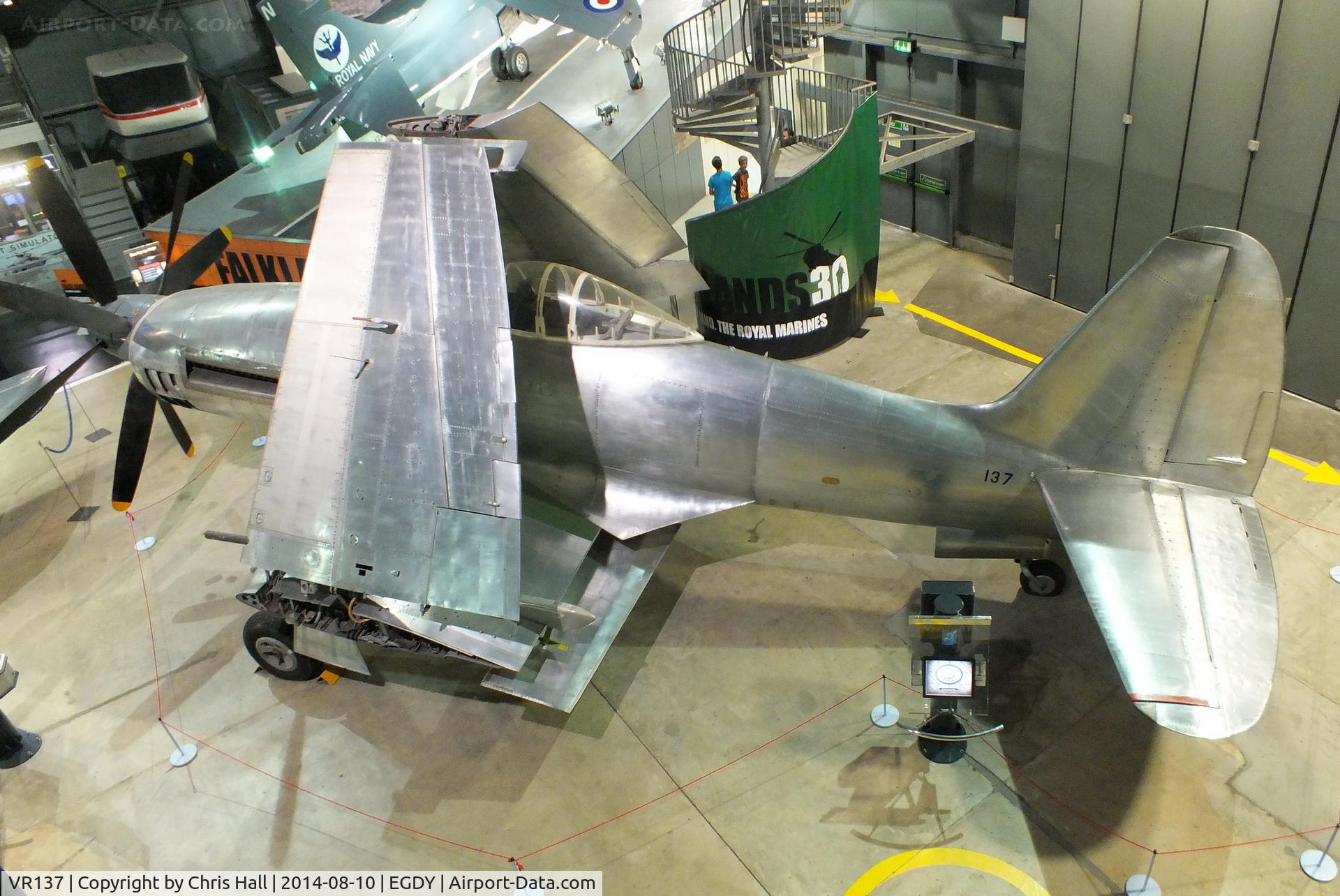 VR137, 1947 Westland Wyvern TF1 C/N Not known, at the FAA Museum, Yeovilton