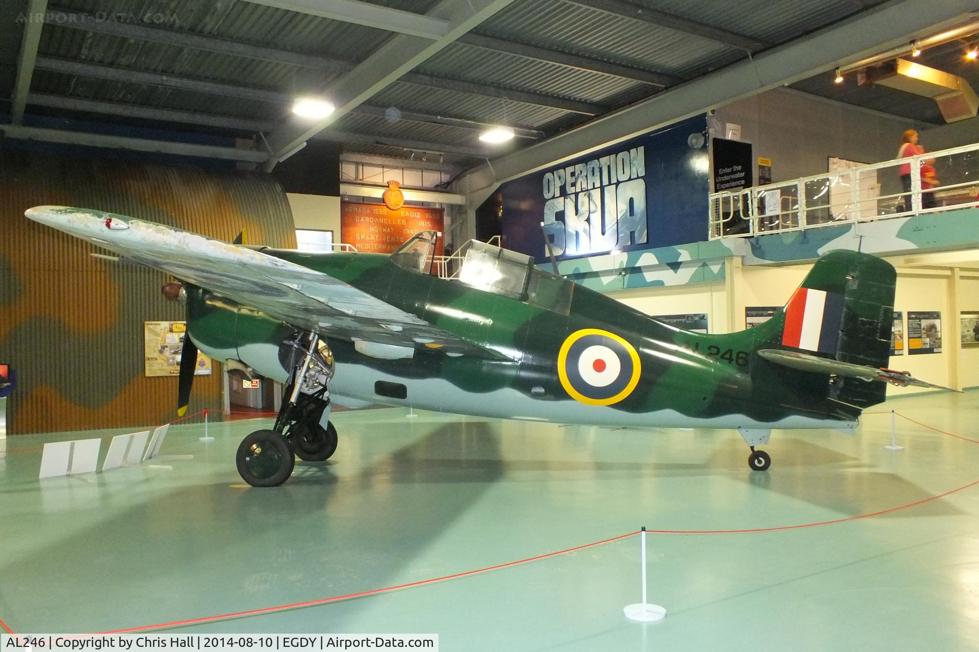 AL246, 1940 Grumman Martlet I C/N 663, at the FAA Museum, Yeovilton