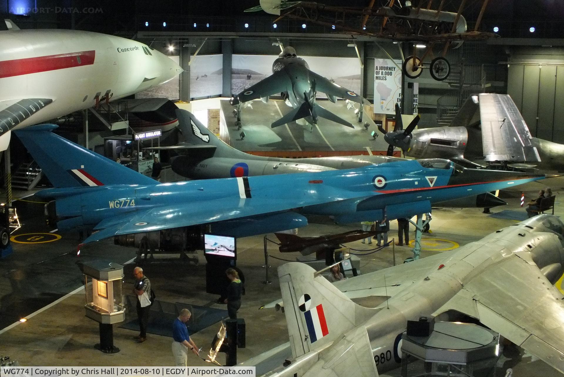WG774, BAC 221 C/N F.9421, at the FAA Museum, Yeovilton