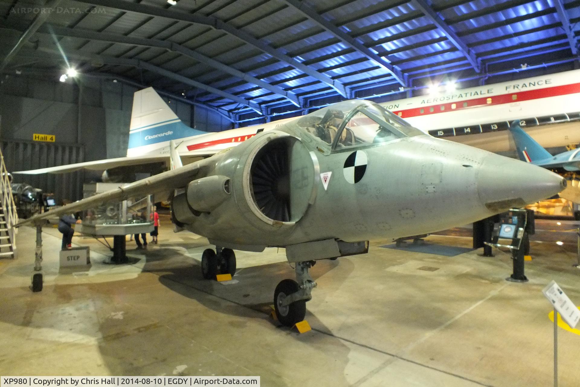XP980, Hawker Siddeley P.1127 C/N P-05, at the FAA Museum, Yeovilton