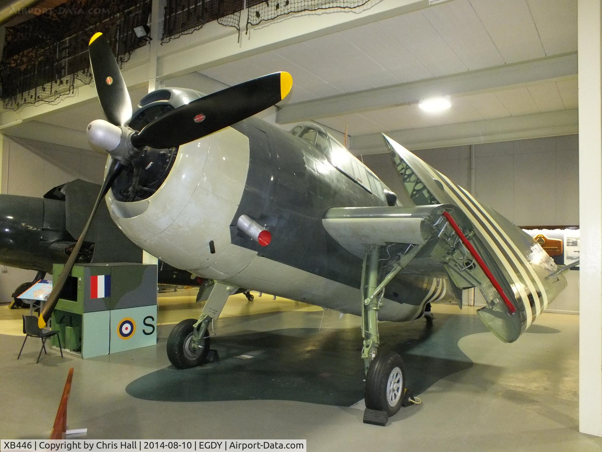 XB446, 1945 General Motors TBM-3S Avenger ECM.6B C/N 2241, at the FAA Museum, Yeovilton