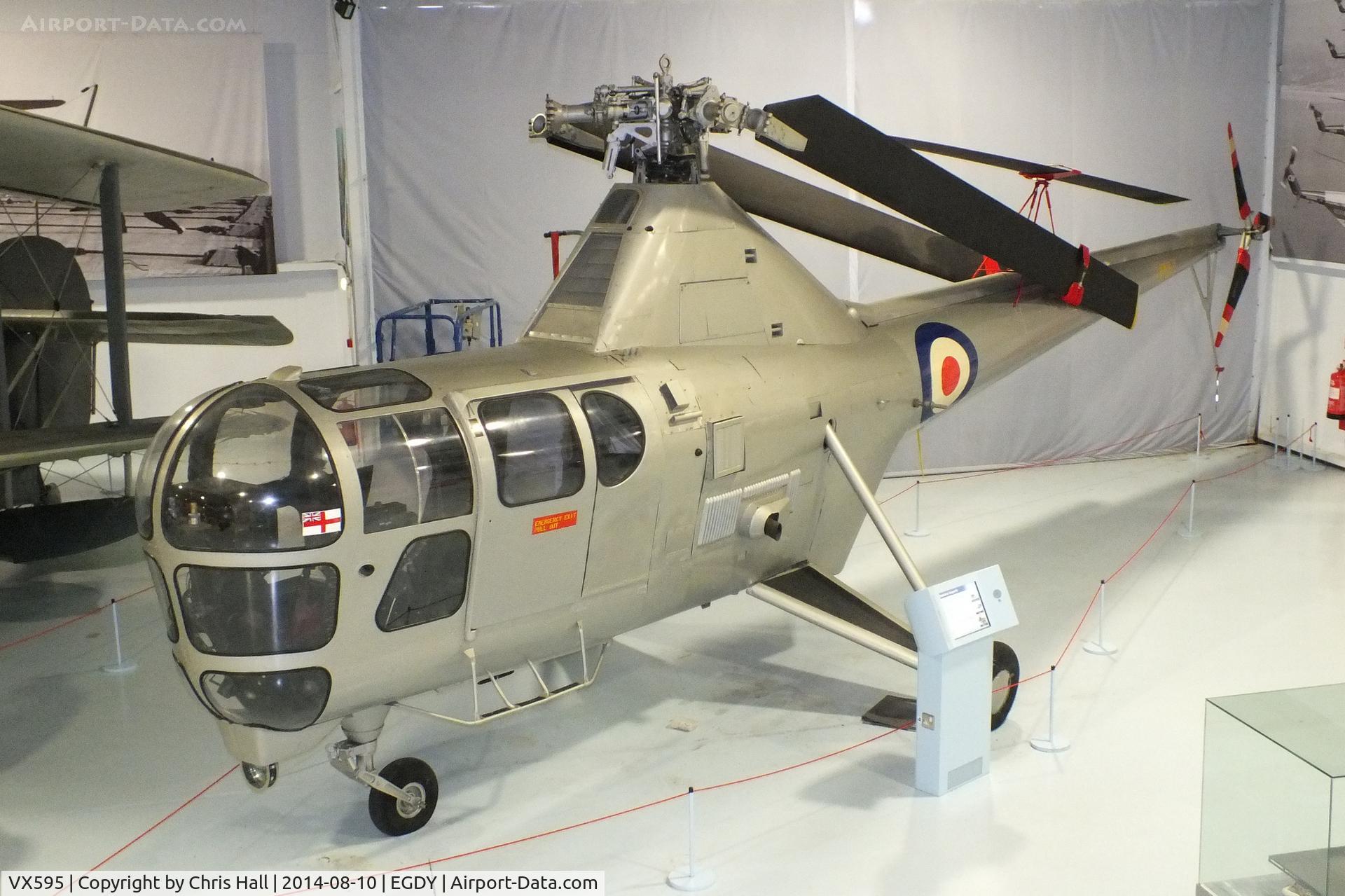 VX595, Westland Dragonfly HR.1 C/N WA/H/008, at the FAA Museum, Yeovilton