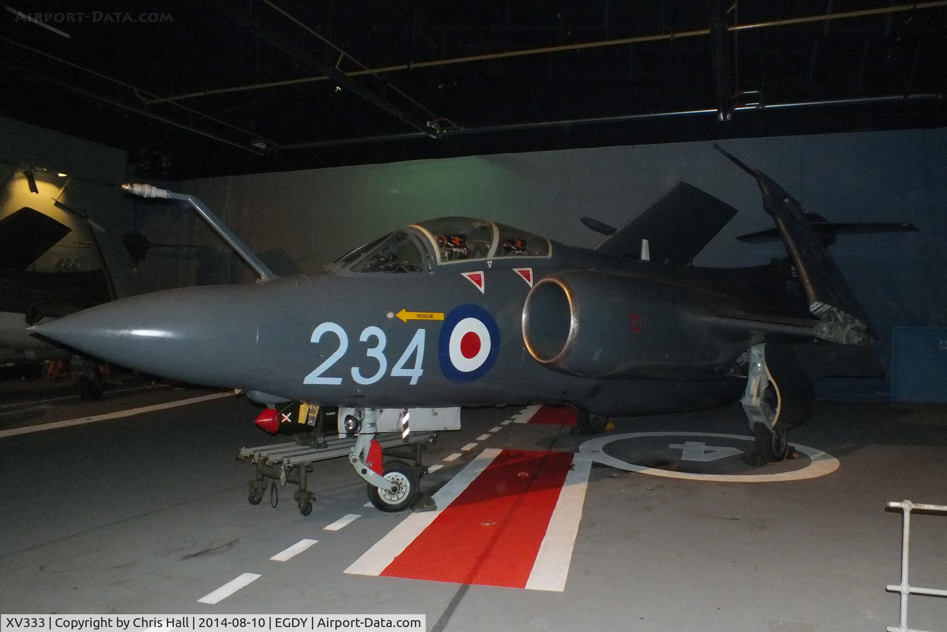 XV333, 1967 Hawker Siddeley Buccaneer S.2B C/N B3-11-66, at the FAA Museum, Yeovilton