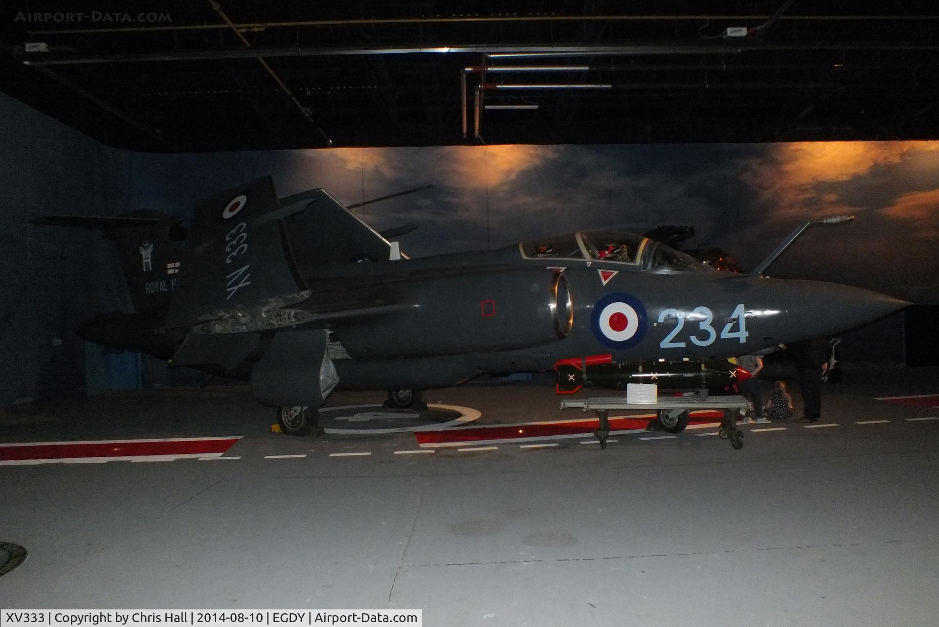 XV333, 1967 Hawker Siddeley Buccaneer S.2B C/N B3-11-66, at the FAA Museum, Yeovilton