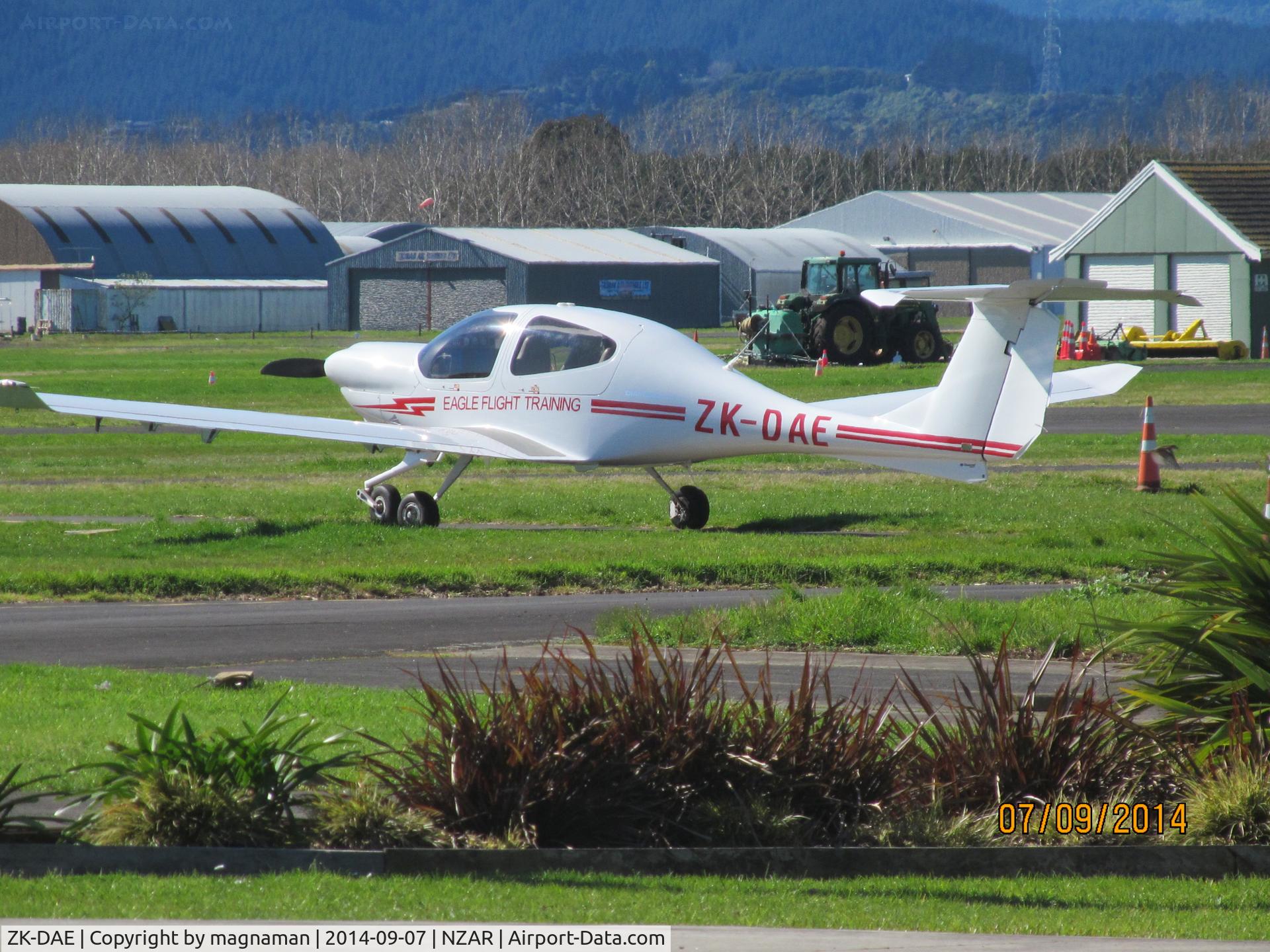 ZK-DAE, 2005 Diamond DA-40 Diamond Star C/N 40.606, At Ardmore where based.