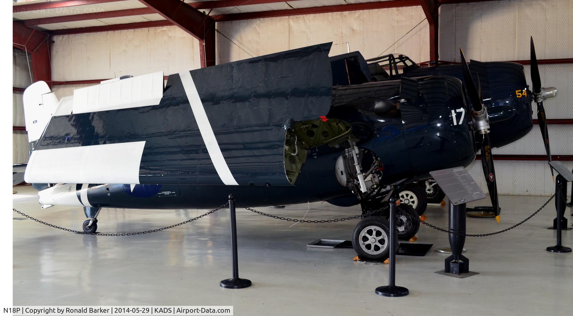 N18P, General Motors (Grumman) FM-2 Wildcat C/N 6014, BU 86960 Cavanaugh Flight Museum Addison, TX
