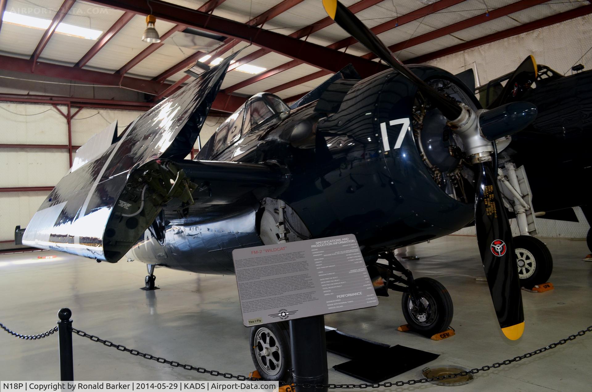N18P, General Motors (Grumman) FM-2 Wildcat C/N 6014, Cavanaugh Flight Museum Addison, TX