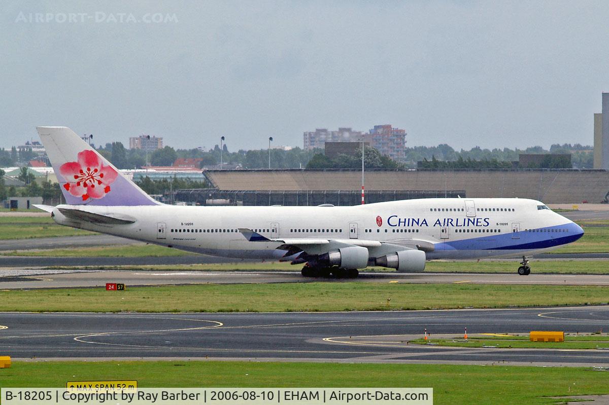 B-18205, Boeing 747-409 C/N 28712, Boeing 747-409 [28712] (China Airlines) Amsterdam-Schiphol~PH 10/08/2006