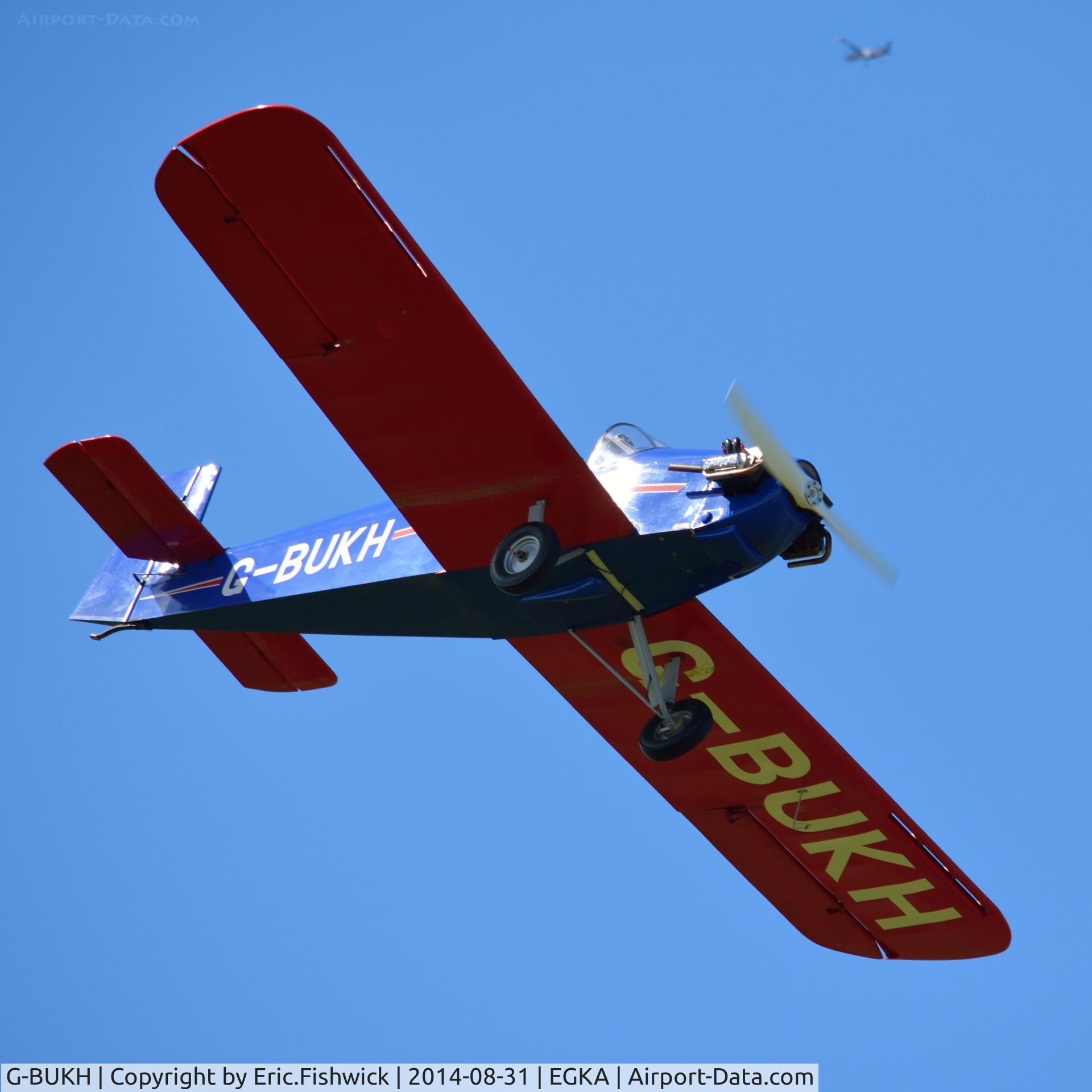 G-BUKH, 1994 Druine D.31 Turbulent C/N PFA 048-11419, 44. G-BUKH (The Tiger Club Turbulent Display Team) at the superb 25th Anniversary RAFA Shoreham Airshow.