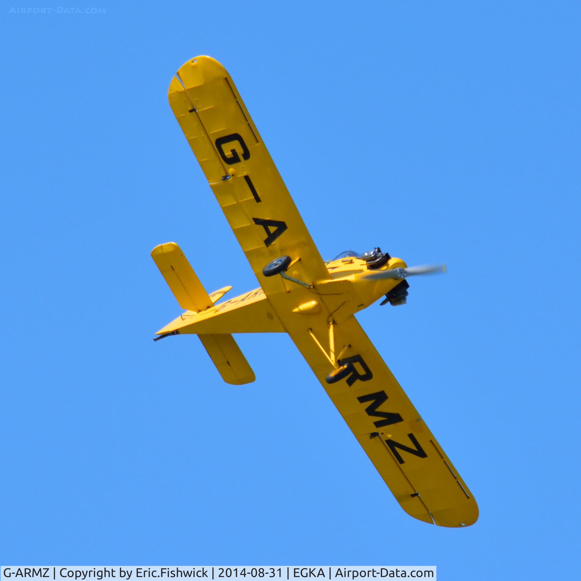 G-ARMZ, 1961 Rollason Druine D.31 Turbulent C/N PFA 565, 44. G-ARMZ (The Tiger Club Turbulent Display Team) at the superb 25th Anniversary RAFA Shoreham Airshow.
