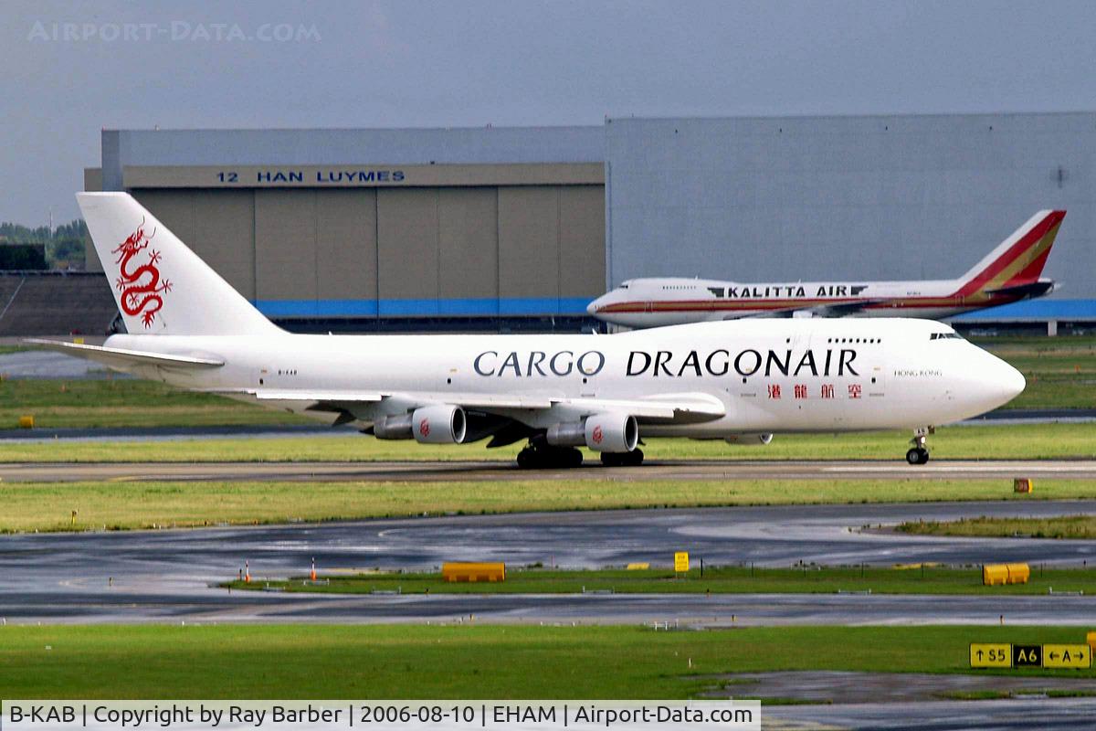 B-KAB, 1986 Boeing 747-312 C/N 23409, Boeing 747-312SF [23409] (Dragonair Cargo) Amsterdam-Schiphol~PH 10/08/2006