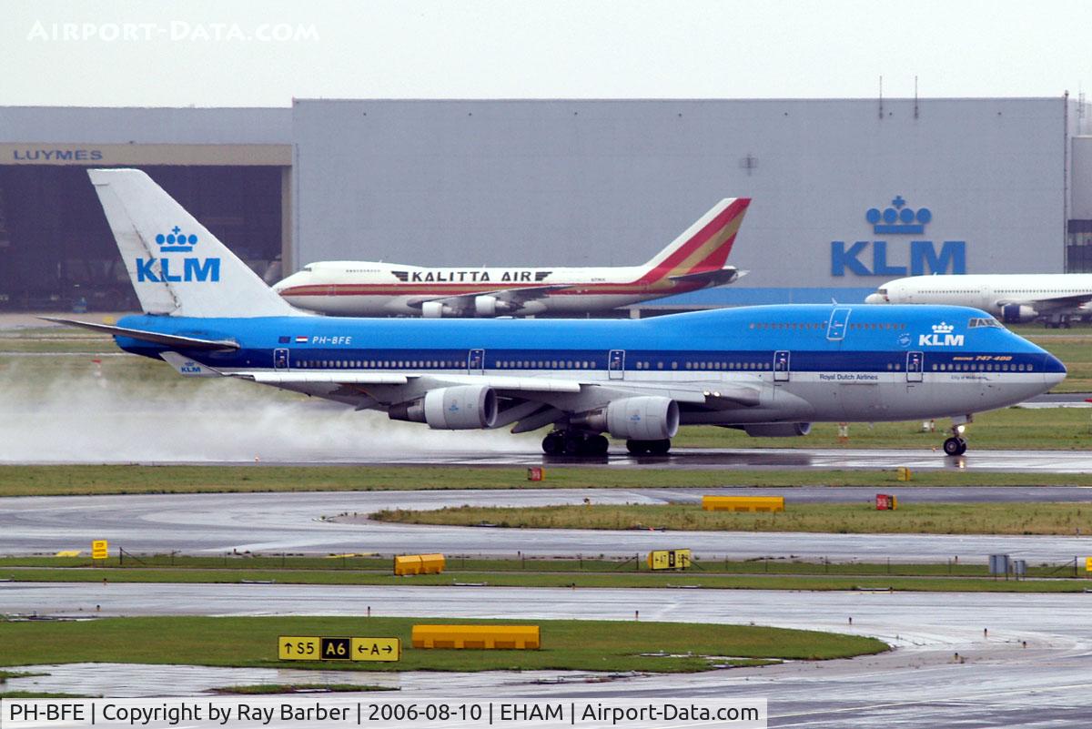 PH-BFE, 1990 Boeing 747-406BC C/N 24201, Boeing 747-406M [24201] (KLM-Royal Dutch Airlines) Amsterdam-Schiphol~PH 10/08/2006