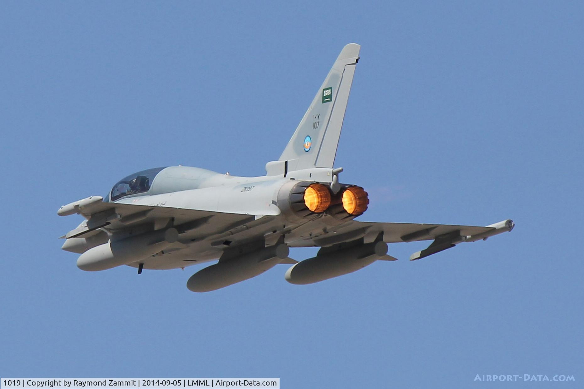 1019, 2014 Eurofighter EF-2000 Typhoon T C/N 425/CS027, Eurofighter EF-2000 1019 Royal Saudi Air Force