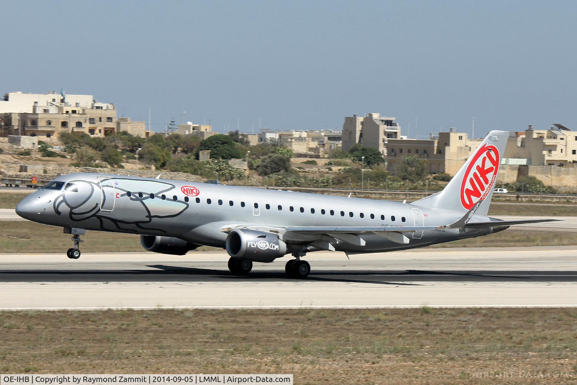 OE-IHB, 2009 Embraer 190LR (ERJ-190-100LR) C/N 19000294, Emb ERJ-190 OE-IHB Niki