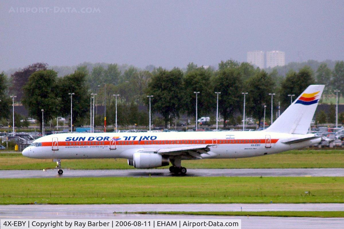 4X-EBY, 1988 Boeing 757-27B C/N 24137, Boeing 757-27BF [24137] (Sun dOr International Airlines) Schiphol~PH 11/08/2006