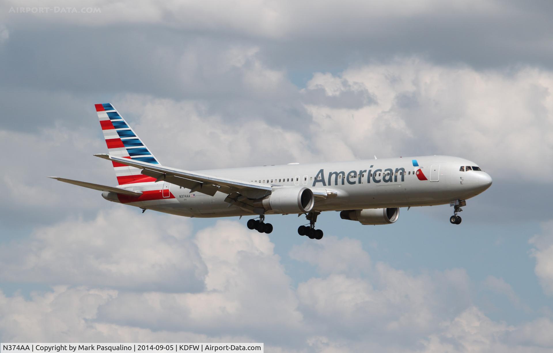 N374AA, 1992 Boeing 767-323 C/N 25201, Boeing 767-300