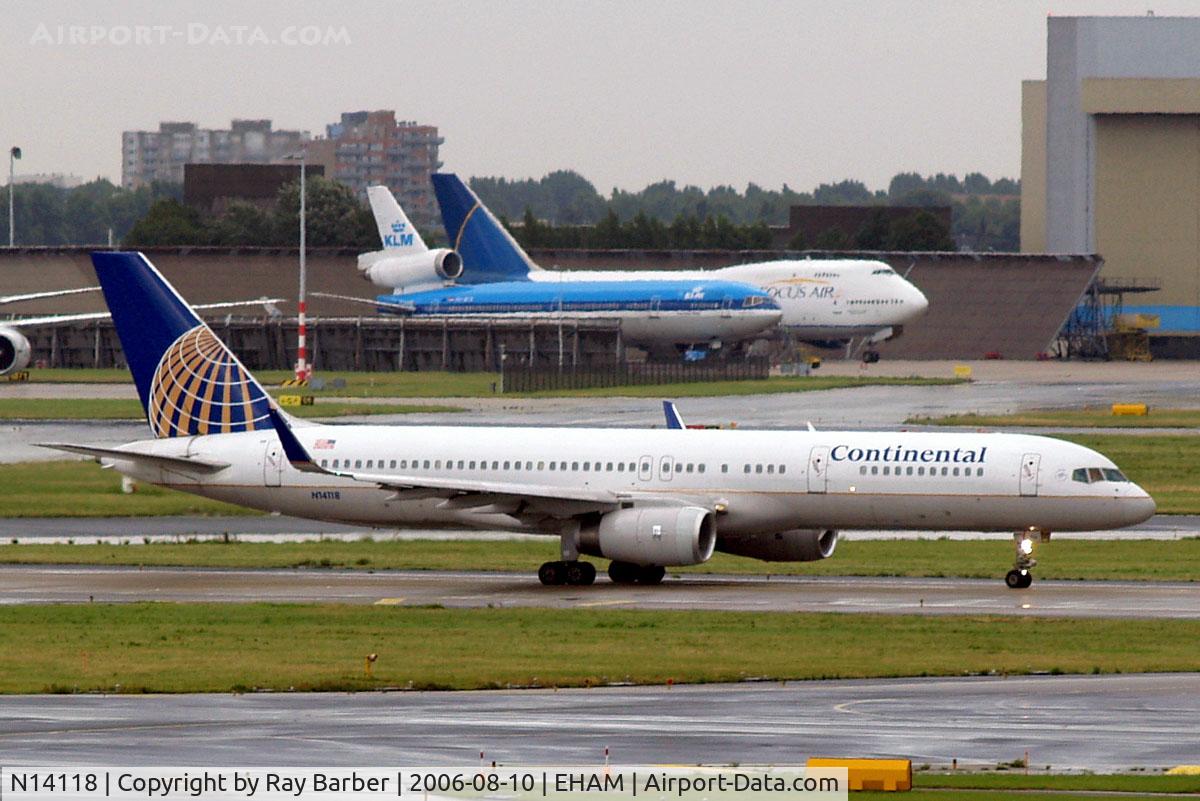 N14118, 1997 Boeing 757-224 C/N 27560, Boeing 757-224 [27560] (Continental Airlines) Amsterdam-Schiphol~PH 10/08/2006