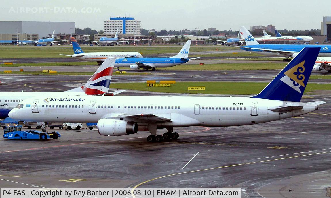 P4-FAS, 1998 Boeing 757-2G5 C/N 29489, Boeing 757-2G5 [29489] (Air Astana) Amsterdam-Schiphol~PH 10/08/2006