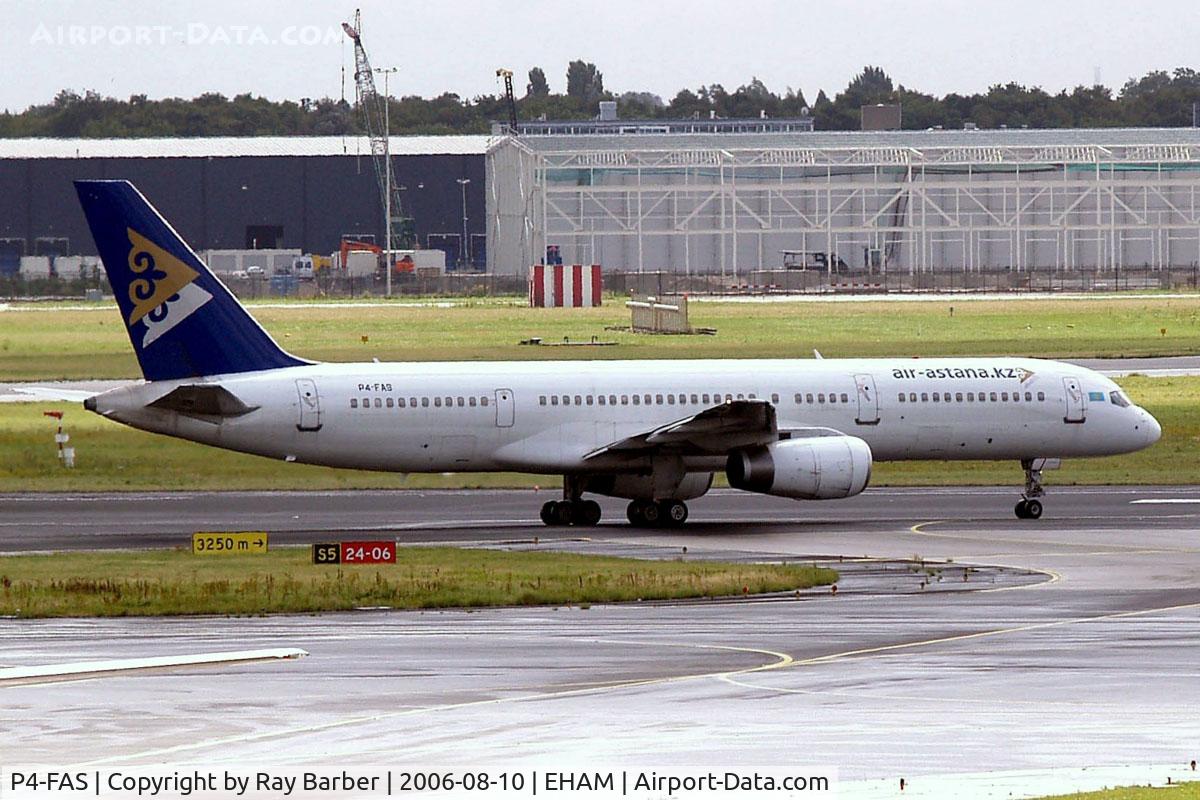 P4-FAS, 1998 Boeing 757-2G5 C/N 29489, Boeing 757-2G5 [29489] (Air Astana) Amsterdam-Schiphol~PH 10/08/2006