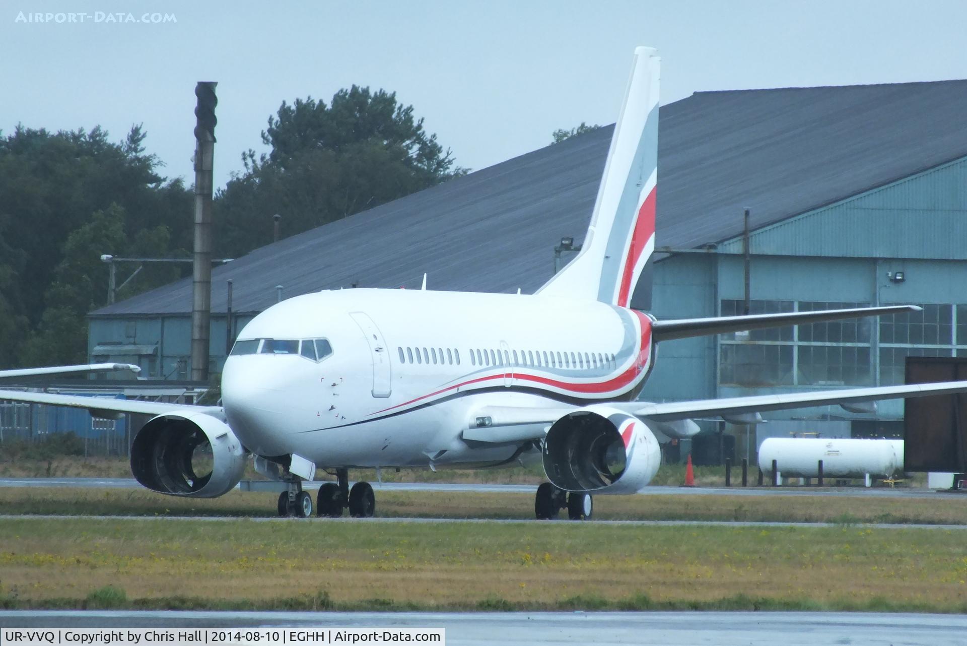 UR-VVQ, 1998 Boeing 737-5L9 C/N 29235, stored at Bournemouth