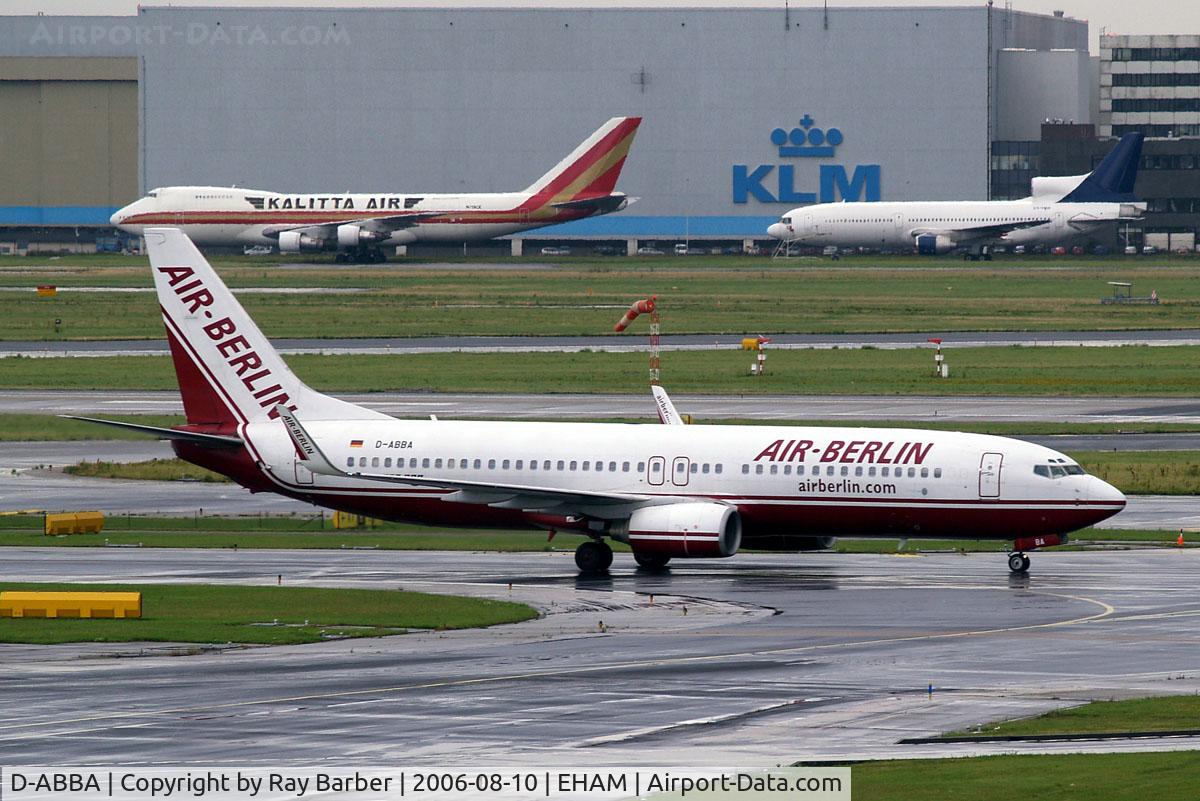 D-ABBA, 2001 Boeing 737-86J C/N 30570, Boeing 737-86J [30570] (Air Berlin) Amsterdam-Schiphol~PH 10/08/2006