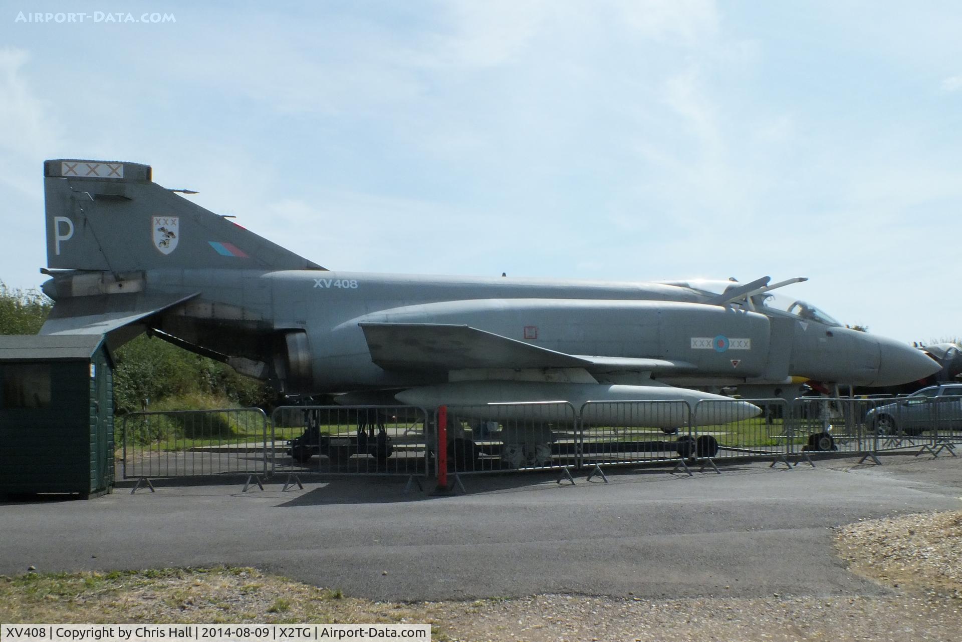 XV408, 1968 McDonnell Douglas Phantom FGR2 C/N 2946, at the Tangmere Military Aviation Museum