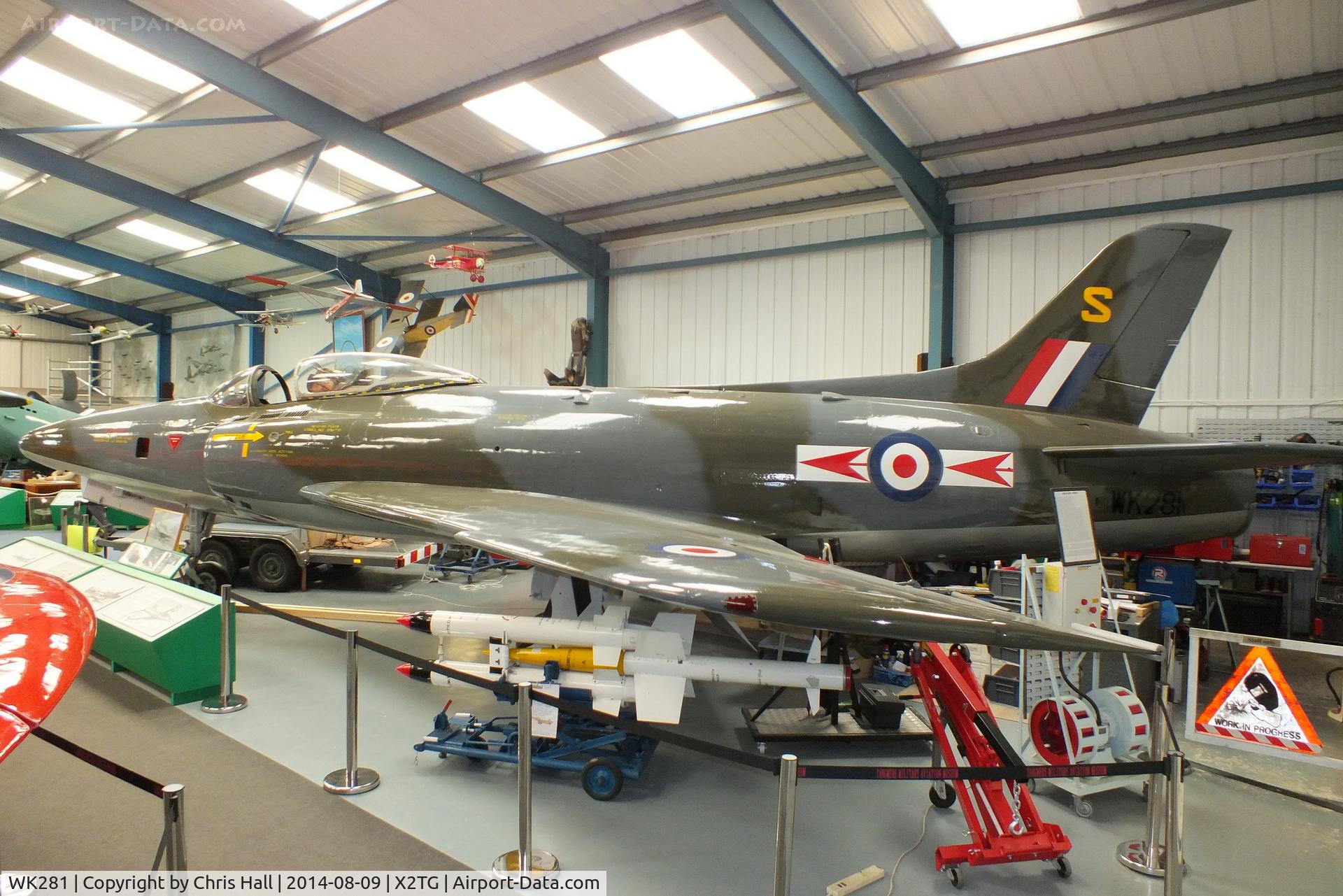 WK281, 1956 Supermarine Swift FR.5 C/N Not found WK281, at the Tangmere Military Aviation Museum