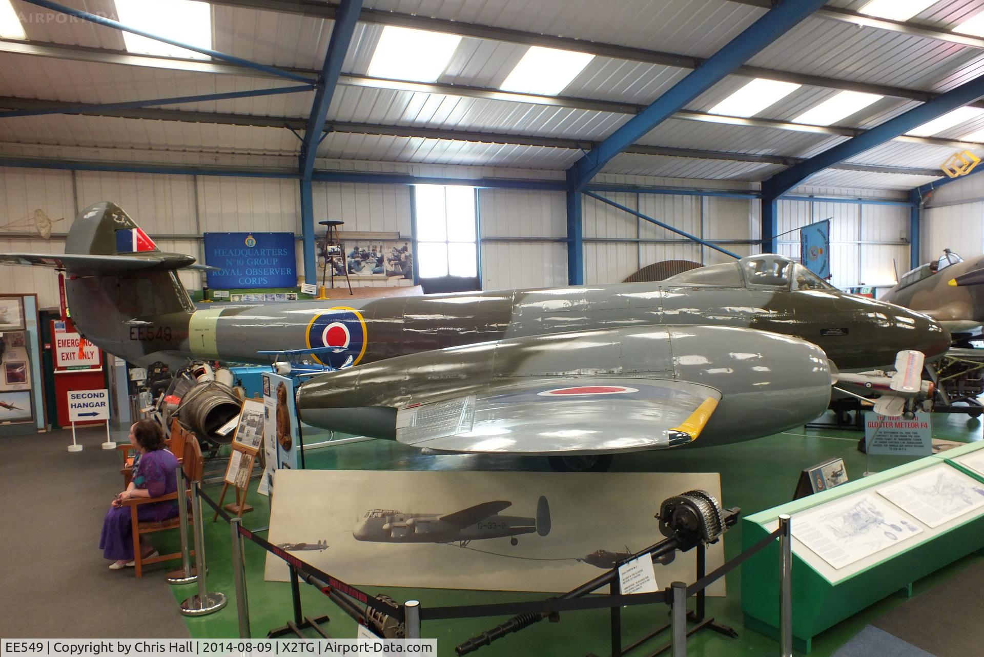 EE549, 1946 Gloster Meteor F.4 C/N Not found EE549, at the Tangmere Military Aviation Museum