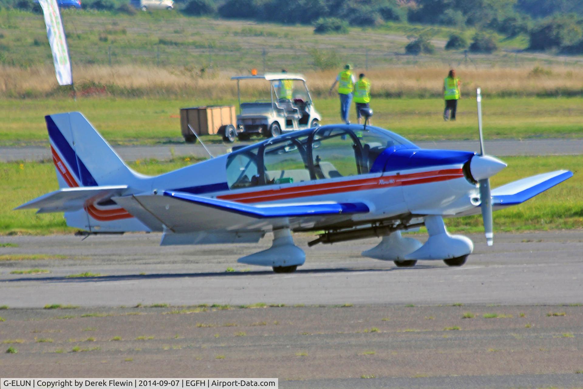 G-ELUN, 1975 Robin DR-400-180R Remorqueur Regent C/N 1102, Visiting Remorqueur, previously, I-ALSA, D-ELUN, kemble based, seen parked up at EGFH.