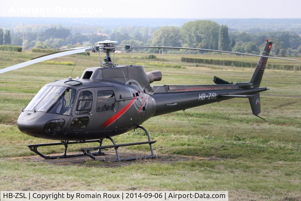 HB-ZSL, 2009 Eurocopter AS-350B-3 Ecureuil Ecureuil C/N 22206, Parked in Héliport of Magny-Cours for GT Tour