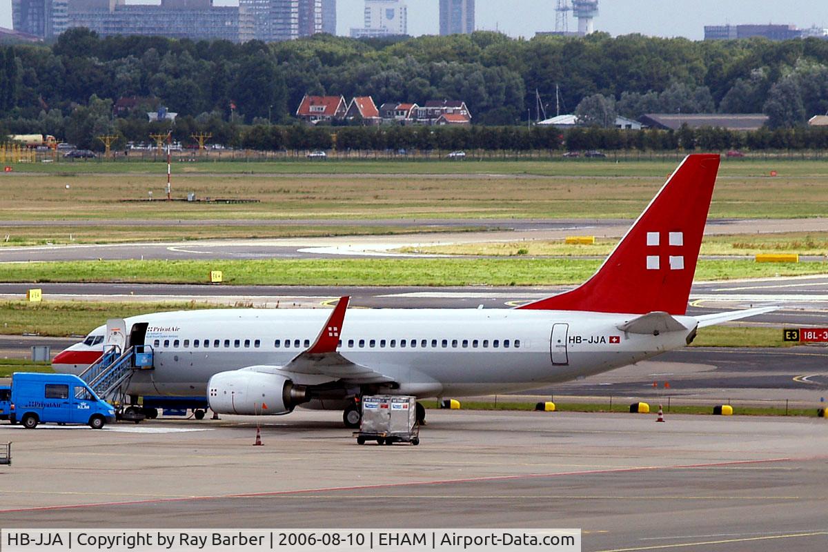 HB-JJA, 2005 Boeing 737-7AK BBJ C/N 34303, Boeing 737-7AK [34303] (PrivatAir) Amsterdam-Schiphol~PH 10/08/2006