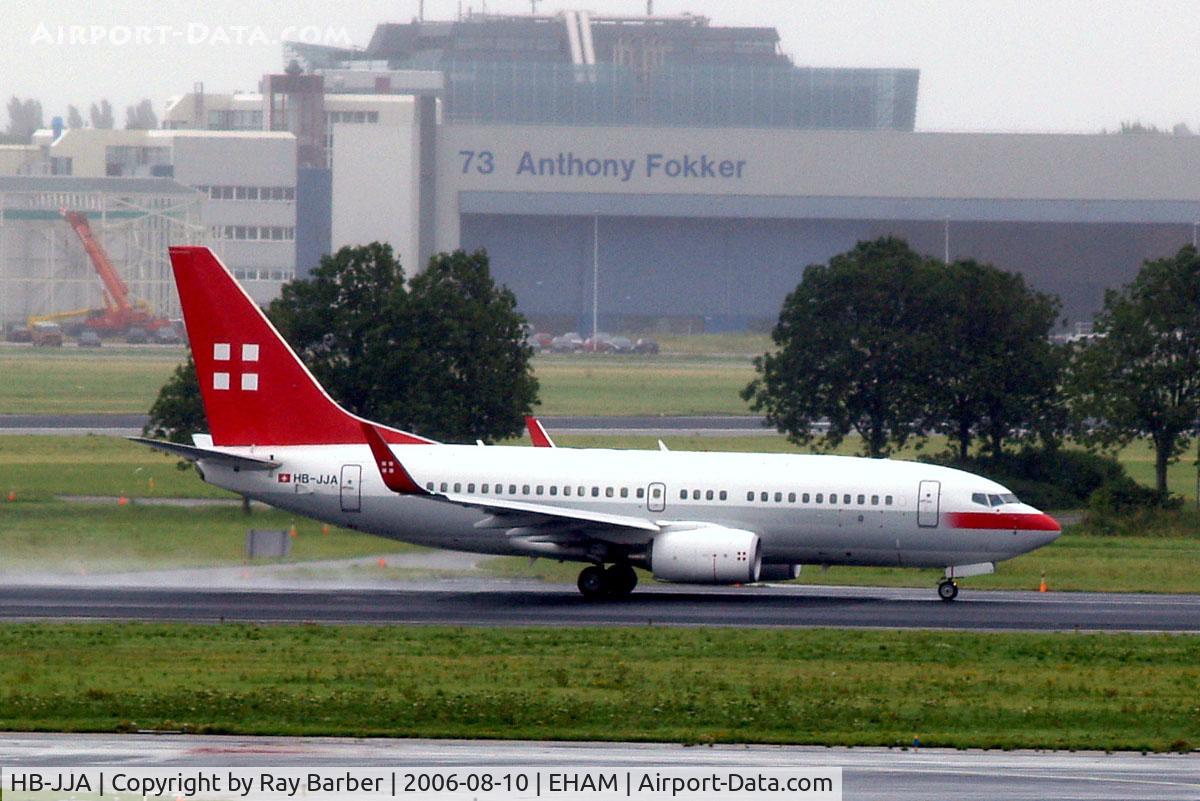 HB-JJA, 2005 Boeing 737-7AK BBJ C/N 34303, Boeing 737-7AK [34303] (PrivatAir) Amsterdam-Schiphol~PH 10/08/2006
