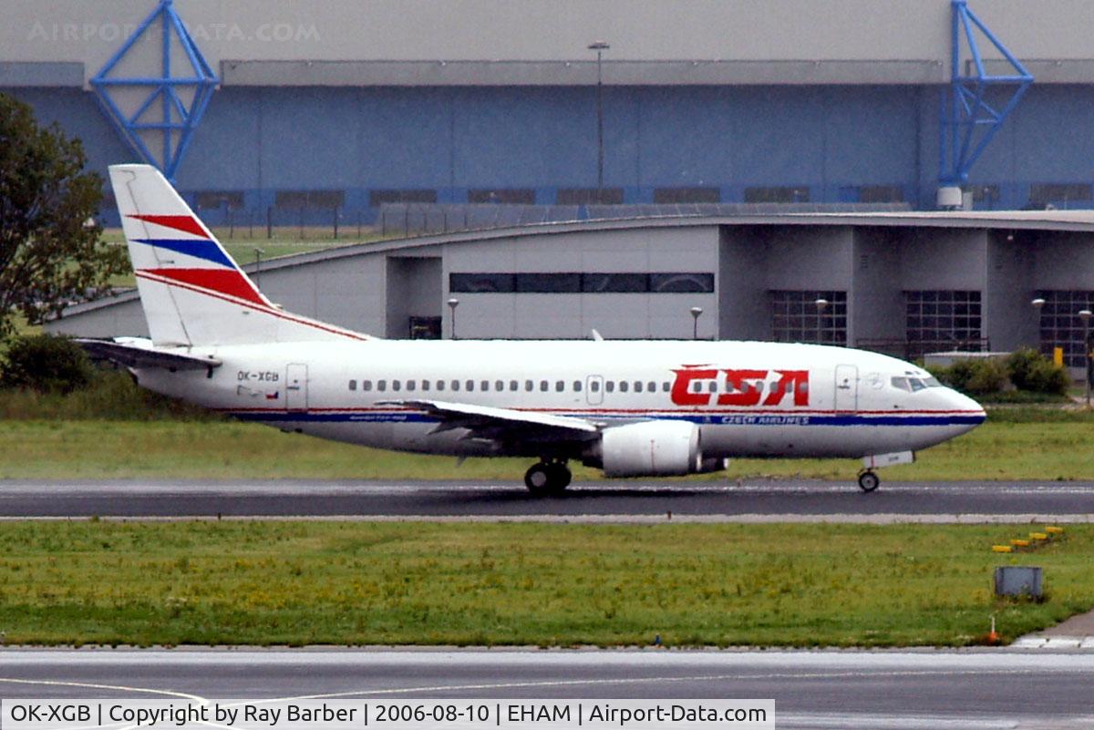 OK-XGB, 1992 Boeing 737-55S C/N 26540, Boeing 737-55S [26540] (CSA Czech Airlines) Amsterdam-Schiphol~PH 10/08/2006