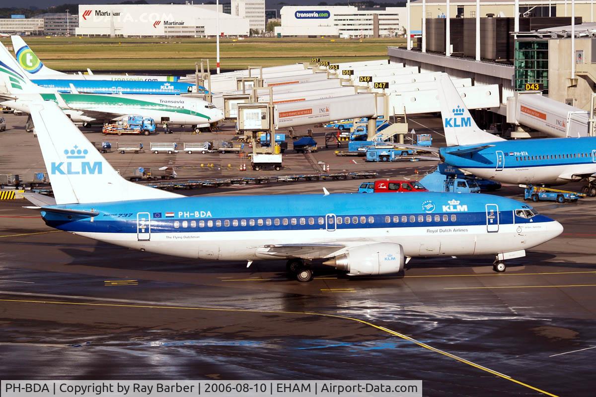 PH-BDA, 1986 Boeing 737-306 C/N 23537, Boeing 737-306 [23537] (KLM Royal Dutch Airlines) Amsterdam-Schiphol~PH 10/08/2006