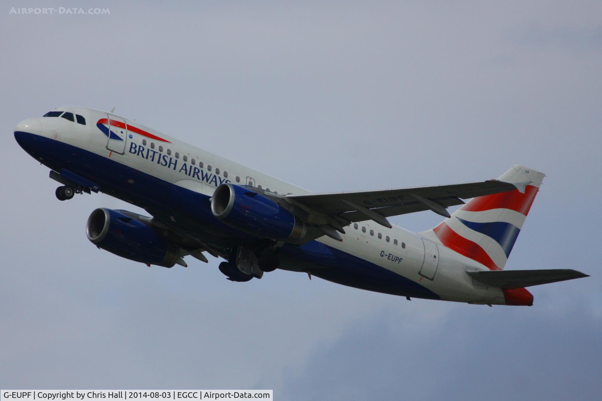 G-EUPF, 2000 Airbus A319-131 C/N 1197, British Airways