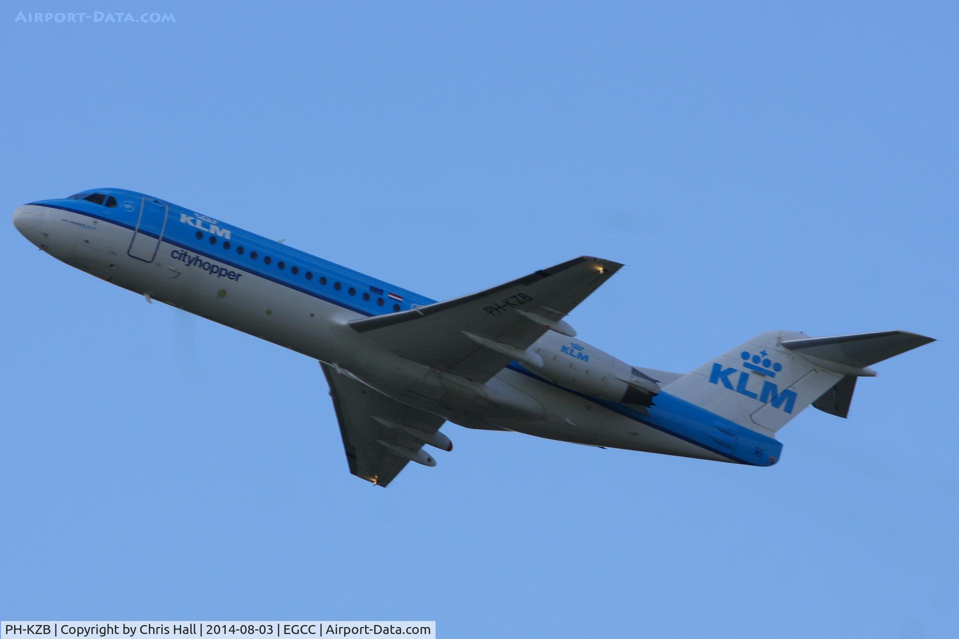 PH-KZB, 1996 Fokker 70 (F-28-070) C/N 11562, KLM Cityhopper