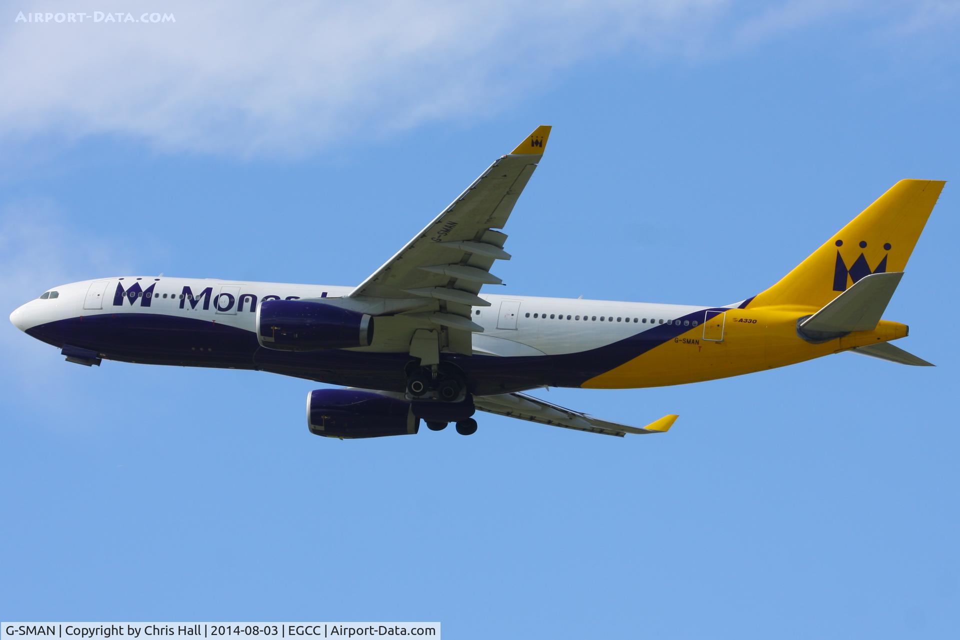 G-SMAN, 1999 Airbus A330-243 C/N 261, Monarch